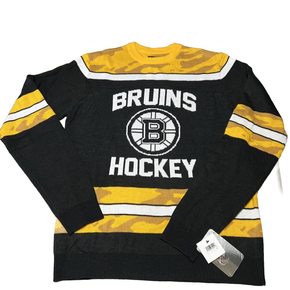 Boston Bruins Hockey NEW . NHL Hockey NWT Sweater Size M